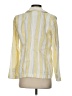 FRAME 100% Linen Stripes Yellow Blazer Size 0 - photo 2