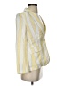 FRAME 100% Linen Stripes Yellow Blazer Size 0 - photo 4