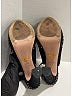 Prada Black Suede Studded Slingback Platform Sandals Size EU 36 - photo 5