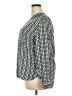 Gap 100% Polyester Blue Long Sleeve Blouse Size XXL - photo 5