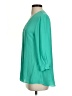 Rose + Olive 100% Polyester Teal 3/4 Sleeve Blouse Size S - photo 5