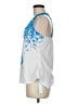 DRESSFO 100% Polyester Blue Sleeveless Blouse Size M - photo 5