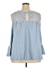Time and Tru Blue Sleeveless Blouse Size 20 - photo 2
