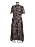 Unbranded 100% Polyester Paisley Black Casual Dress Size 8 - photo 1