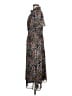 Unbranded 100% Polyester Paisley Black Casual Dress Size 8 - photo 5