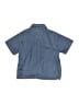 Zara Blue Short Sleeve Button-Down Shirt Size 3 - photo 2