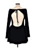 Boohoo Solid Black Cocktail Dress Size 12 - photo 2