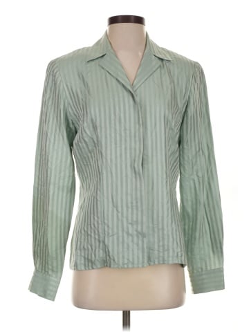 Carlisle Long Sleeve Silk Top (view 1)