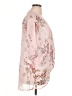 Unbranded Floral Pink 3/4 Sleeve Blouse Size XL - photo 4