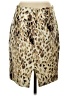 Worth Animal Print Gold Casual Skirt Size 2 - photo 2