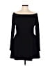 Boohoo Solid Black Cocktail Dress Size 12 - photo 1