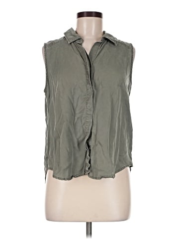 NYDJ Sleeveless Button-Down Shirt (view 1)