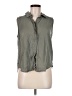NYDJ 100% Lyocell Green Sleeveless Button-Down Shirt Size M (petite) - photo 1