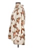 Sara Michelle 100% Polyester Floral Ivory 3/4 Sleeve Blouse Size L - photo 5
