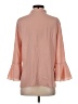 BCBGMAXAZRIA Pink 3/4 Sleeve Blouse Size S - photo 2