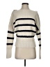 Banana Republic 100% Cotton Stripes Ivory Pullover Sweater Size S - photo 1