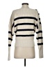 Banana Republic 100% Cotton Stripes Ivory Pullover Sweater Size S - photo 2