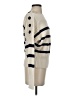 Banana Republic 100% Cotton Stripes Ivory Pullover Sweater Size S - photo 4