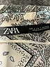 Zara Paisley Gray Long Sleeve Blouse Size S - photo 7
