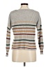 Shein 100% Acrylic Stripes Gray Pullover Sweater Size 6 - photo 2