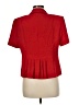 Sag Harbor 100% Polyester Red Short Sleeve Blouse Size 8 - photo 2