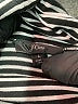 J.Crew 100% Cotton Stripes Black Long Sleeve Turtleneck Size L - photo 7