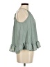 Shein 100% Polyester Green Sleeveless Blouse Size 6 - photo 4