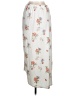 No Comment Floral Ivory Gray Casual Skirt Size M - photo 2