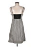 New Directions 100% Polyester Stripes Gray Casual Dress Size 6 - photo 2
