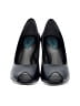 Fitzwell Black Blue Heels Size 8 1/2 (X-wide) - photo 2