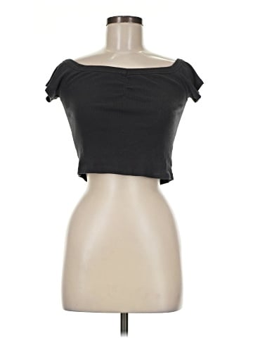 American Eagle Outfitters Short Sleeve Blouse (view 1)