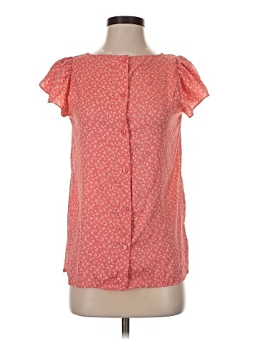 Ann Taylor LOFT Short Sleeve Blouse (view 1)
