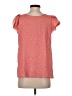 Ann Taylor LOFT 100% Polyester Red Short Sleeve Blouse Size XS - photo 2