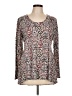 Peruvian Connection Gray Long Sleeve Blouse Size L - photo 1
