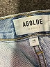 AGOLDE 100% Cotton Blue Denim Shorts Size 29 waist - photo 3