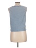 Assorted Brands 100% Cotton Gray Sleeveless Top Size L - photo 2