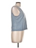 Assorted Brands 100% Cotton Gray Sleeveless Top Size L - photo 4