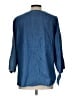 MICHAEL Michael Kors Blue 3/4 Sleeve Blouse Size L - photo 2