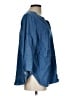 MICHAEL Michael Kors Blue 3/4 Sleeve Blouse Size L - photo 4