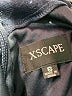 Xscape 100% Polyester Black Blue Cocktail Dress Size 6 - photo 7