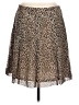 Anne Klein 100% Polyester Animal Print Brown Casual Skirt Size 12 - photo 2