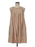 Shein Solid Tan Casual Dress Size 6 - photo 1