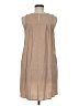 Shein Solid Tan Casual Dress Size 6 - photo 2