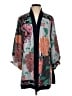 Chico's 100% Polyester Green Kimono Size Lg (2) - photo 1