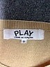 Play Comme Des Garçons 100% Wool Tan Wool Cardigan Size S - photo 16