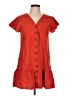Angashion Red Casual Dress Size L - photo 1