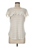 Candie's Ivory Short Sleeve Top Size M - photo 1