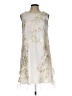Studio One 100% Polyester Floral Ivory Cocktail Dress Size 12 - photo 1