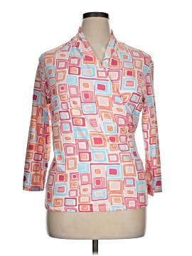 J. Mc Laughlin 3/4 Sleeve Button Down Shirt