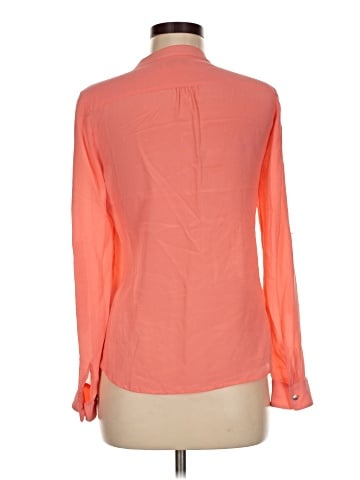 Banana Republic Milly Collection Long Sleeve Silk Top (view 2)